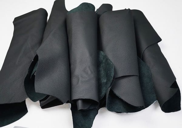 Dark Grey leather scraps