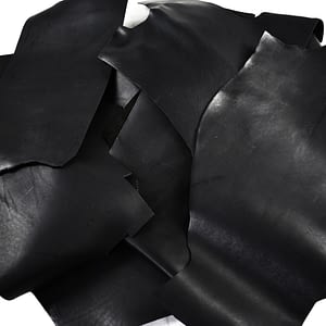Black Veg Tan Leather