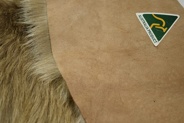 kangaroo leather offcuts
