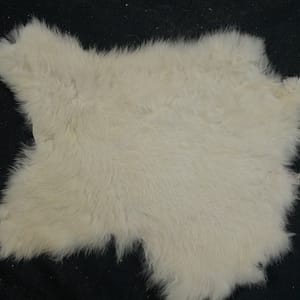 White rabbit skin