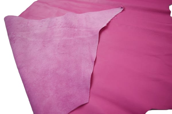 Pink Sheepskin hide